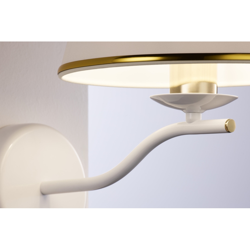 Jupiter 2086 - Wandleuchte SAMBA 1xE27/15W/230V weiß/gold