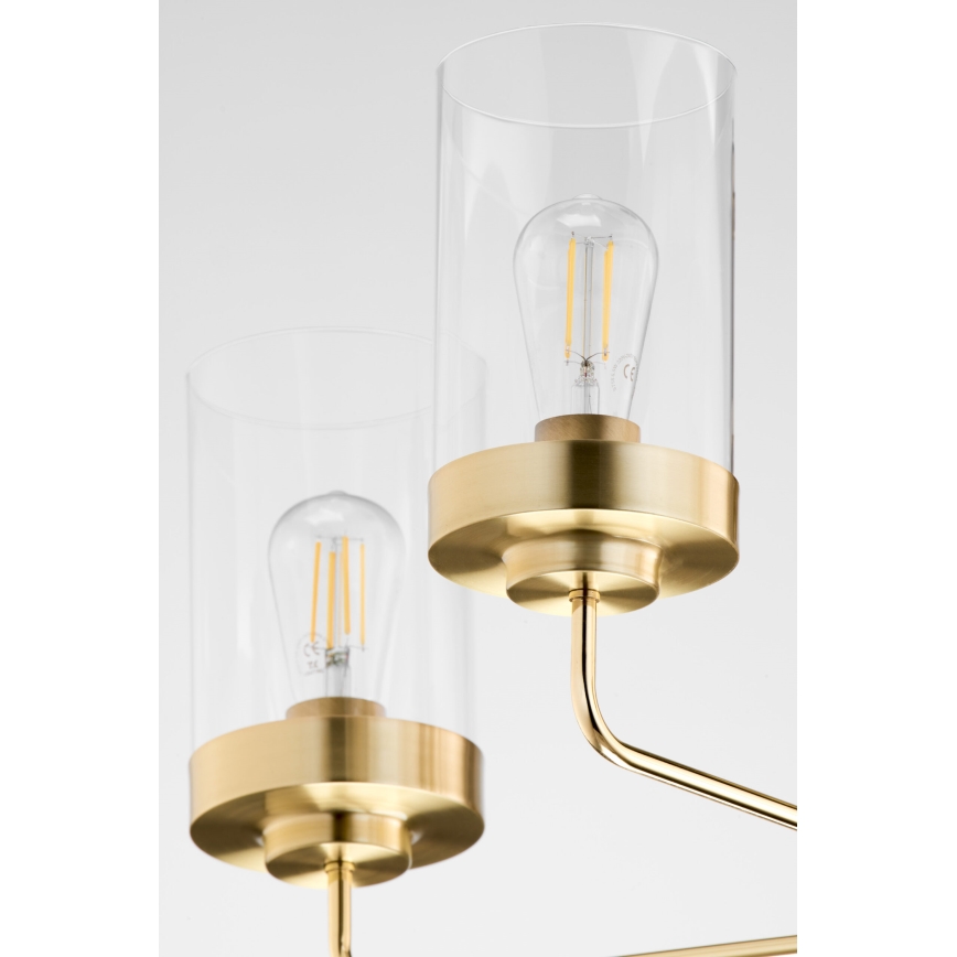 Jupiter 2087 - Stangenleuchte RAMIREZ 3xE27/15W/230V gold/schwarz