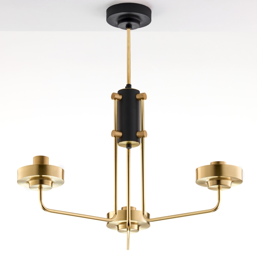 Jupiter 2087 - Stangenleuchte RAMIREZ 3xE27/15W/230V gold/schwarz