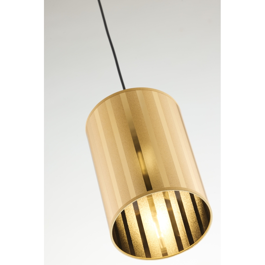 Jupiter 2090 - Hängeleuchte an Kabel CORTINA 1xE27/15W/230V gold/schwarz