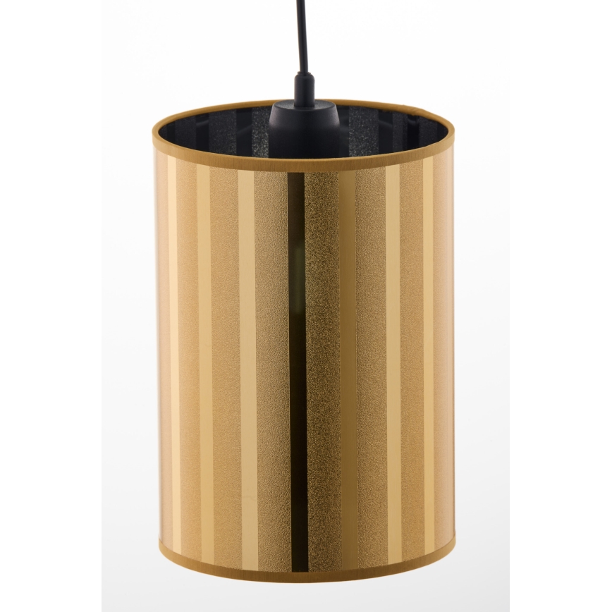 Jupiter 2090 - Hängeleuchte an Kabel CORTINA 1xE27/15W/230V gold/schwarz