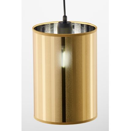 Jupiter 2090 - Hängeleuchte an Kabel CORTINA 1xE27/15W/230V gold/schwarz