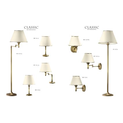 Jupiter 507 CL K L p - Wandleuchte CLASSIC E27/60W/230V