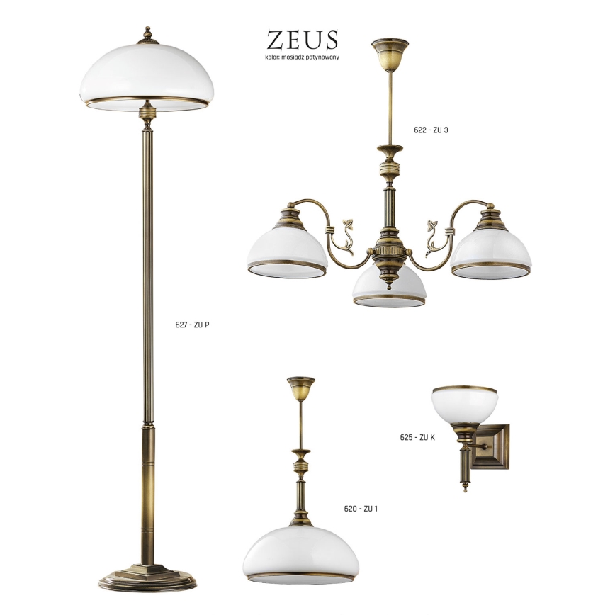 Jupiter 627 - ZU P - Stehlampe ZEUS 2xE27/60W/230V
