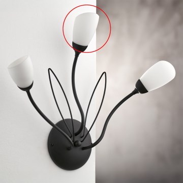 Jupiter - Universelles Ersatzglas GLORIOSA G9 Ø 6,5 cm weiß