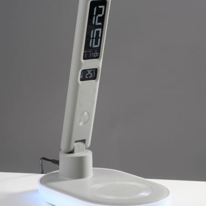 JUST LIGHT. 11018-16 - LED RGBW Touch-Tischleuchte mit kabelloser Ladefunktion TINA LED/4W/230V weiß
