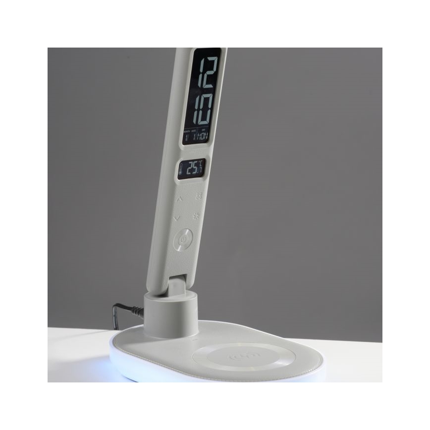 JUST LIGHT. 11018-16 - LED RGBW Touch-Tischleuchte mit kabelloser Ladefunktion TINA LED/4W/230V weiß