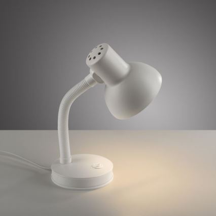 JUST LIGHT. 11080-16 - Flexibele Tischlampe FLEXI 1xE27/25W/230V Weiß