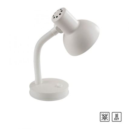 JUST LIGHT. 11080-16 - Flexibele Tischlampe FLEXI 1xE27/25W/230V Weiß