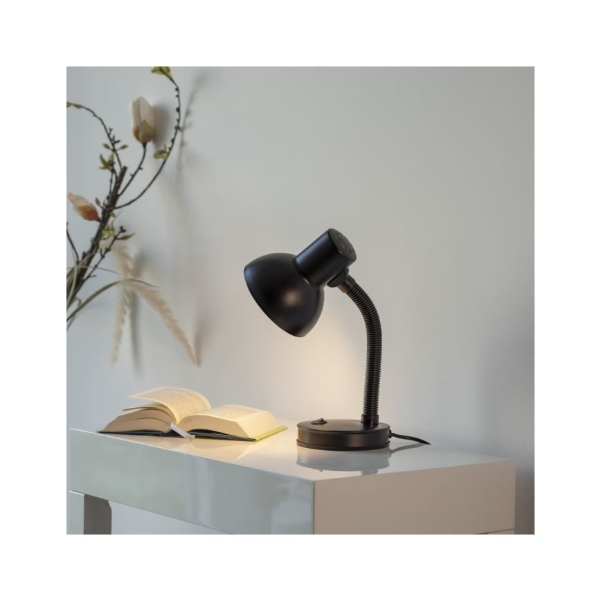 JUST LIGHT. 11080-18 - FLEXI Tischlampe 1xE27/25W/230V schwarz