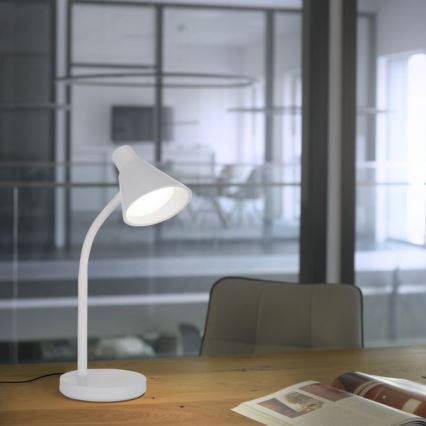 JUST LIGHT. 11248-16 - Flexibele LED-Schreibtischlampe PIXIE LED/4,5W/230V in Weiß