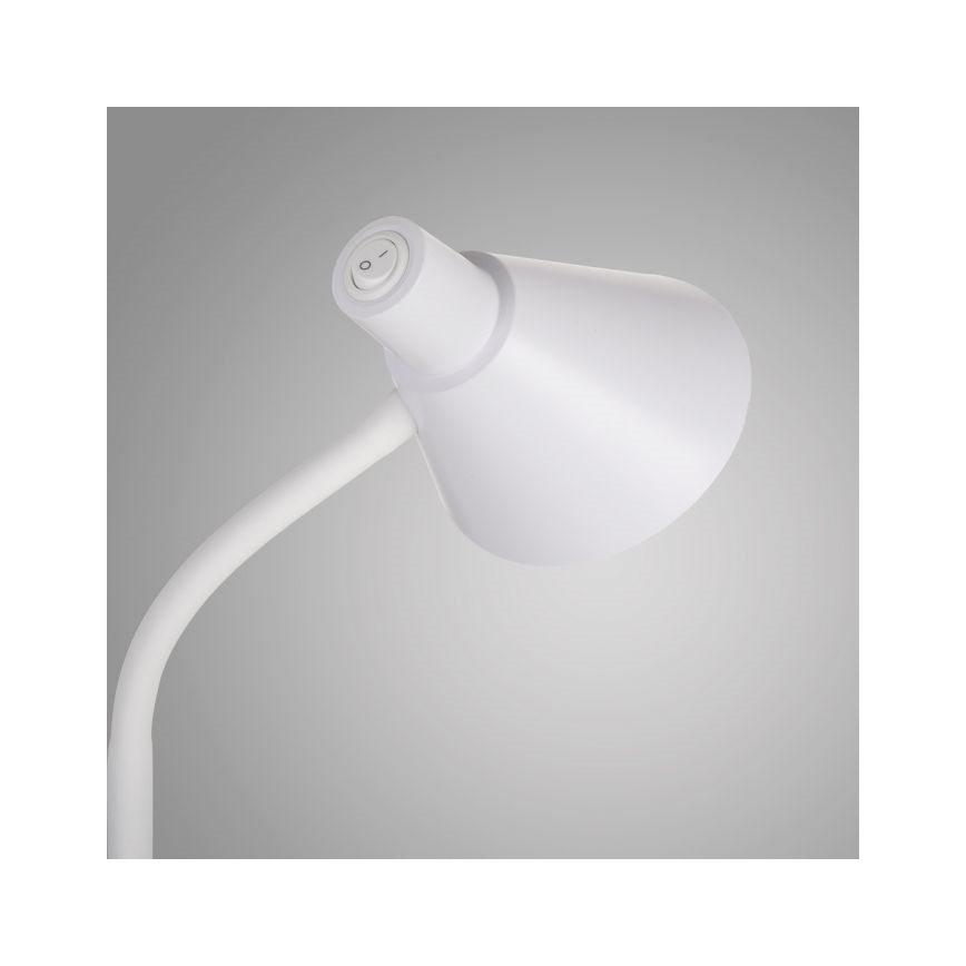 JUST LIGHT. 11248-16 - Flexibele LED-Schreibtischlampe PIXIE LED/4,5W/230V in Weiß