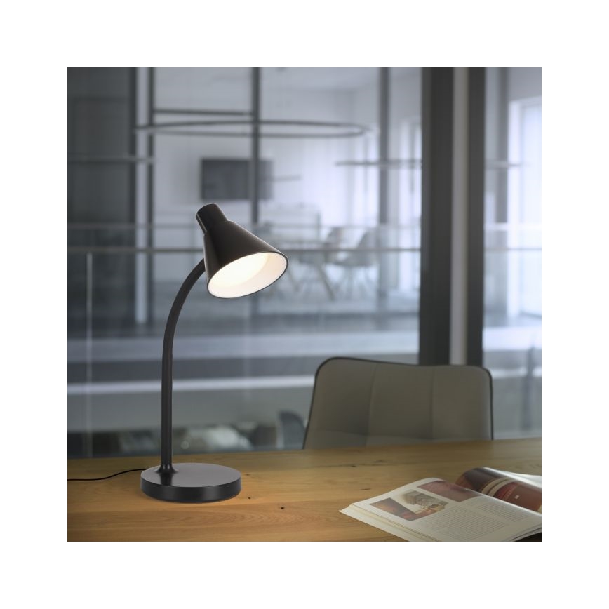 JUST LIGHT. 11248-18 - LED Flexibler Schreibtischlampe PIXIE LED/4,5W/230V schwarz