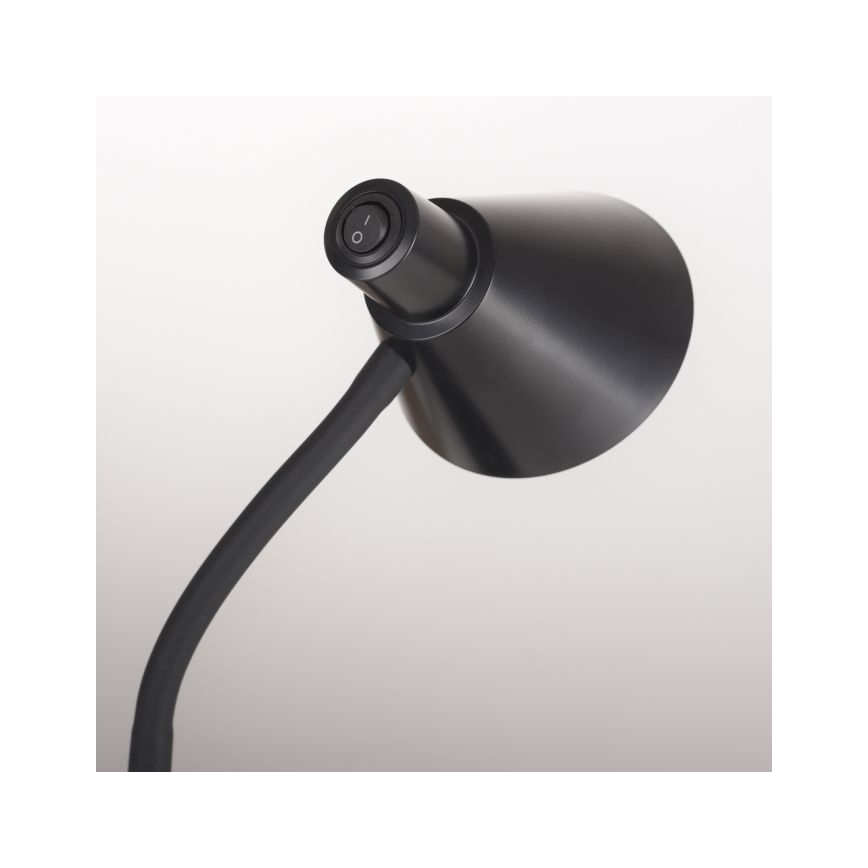 JUST LIGHT. 11248-18 - LED Flexibler Schreibtischlampe PIXIE LED/4,5W/230V schwarz