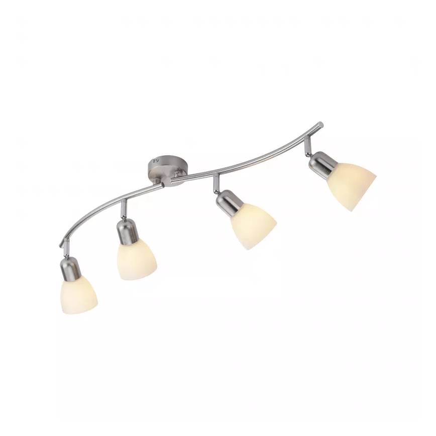 JUST LIGHT. 11954-55 - Spotleuchte KARO 4xE14/40W/230V mattchrom