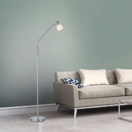 JUST LIGHT. 11956-55 - Stehleuchte KARO 1xE14/40W/230V matt Chrom