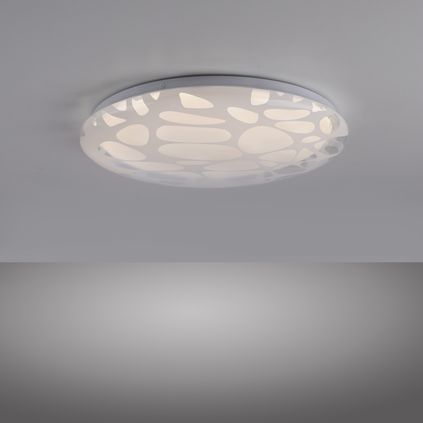 JUST LIGHT. 14009-16 - LED-dimmbare Deckenleuchte ART PLAFO LED/20W/230V 2700-6500K Ø 38 cm weiß + Fernbedienung