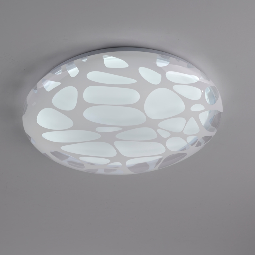 JUST LIGHT. 14009-16 - LED-dimmbare Deckenleuchte ART PLAFO LED/20W/230V 2700-6500K Ø 38 cm weiß + Fernbedienung
