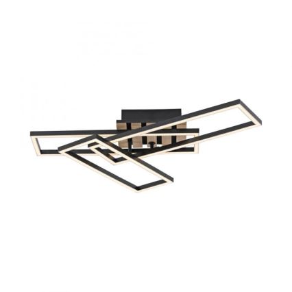 JUST LIGHT. 14051-79 - LED-Deckenleuchte AKUSTIKA LED/20,5W/230V Eiche/Schwarz