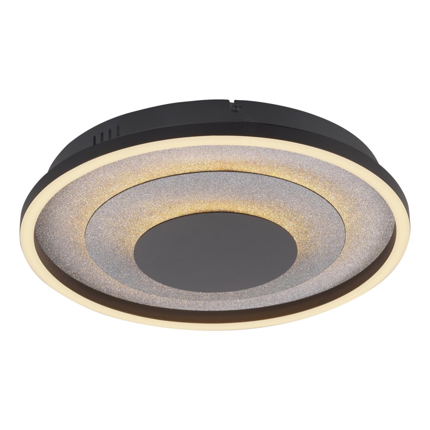 JUST LIGHT. 14409-21 - LED Deckenleuchte GLITTY LED/22W/230V Ø 40 cm schwarz