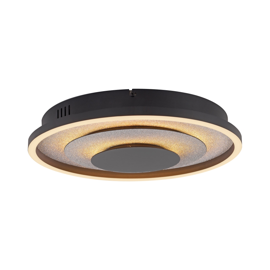 JUST LIGHT. 14409-21 - LED Deckenleuchte GLITTY LED/22W/230V Ø 40 cm schwarz