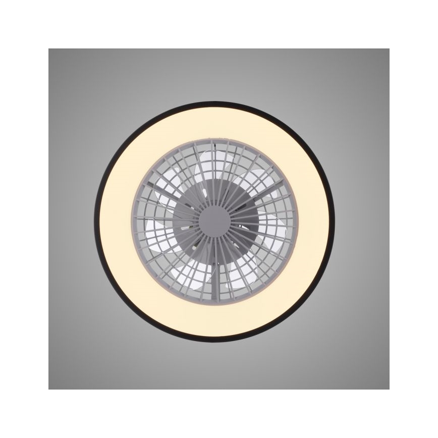 JUST LIGHT. 14447-18 - LED RGBW Dimmbarer Deckenventilator mit Licht LENO LED/44W/230V 3000-6500K Ø 48,6 cm weiß + Fernbedienung