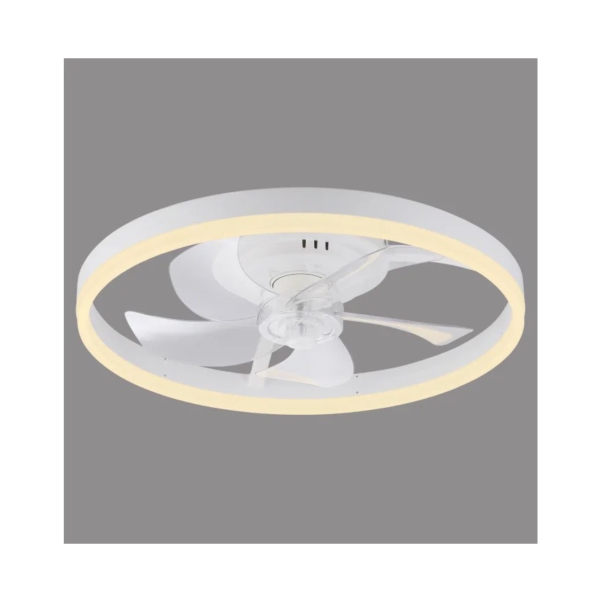 JUST LIGHT. 14624-16 - Dimmbarer LED-Deckenventilator mit Licht RITA LED/22W/230V 3000-6000K Ø 50 cm weiß + Fernbedienung