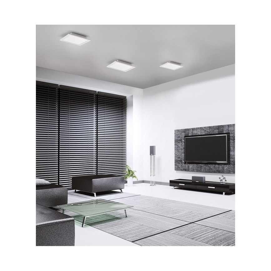 JUST LIGHT. 14680-16 - Dimmbares Anbaupanel (LED RGB) LOLA FLAT LED/18W/230V 2700-5000K + Fernbedienung