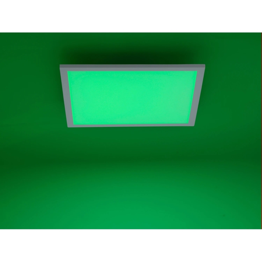 JUST LIGHT. 14681-16 - Dimmbares Anbaupanel (LED RGB) LOLA FLAT LED/28W/230V 2700-5000K + Fernbedienung