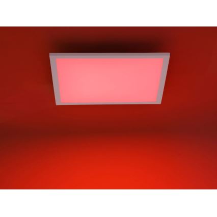 JUST LIGHT. 14681-16 - Dimmbares Anbaupanel (LED RGB) LOLA FLAT LED/28W/230V 2700-5000K + Fernbedienung