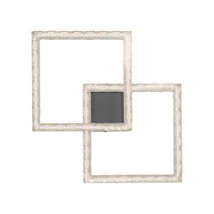 JUST LIGHT. 14732-18 - LED-Deckenleuchte GLITRA LED/17,5W/230V 37,6x37,6 cm schwarz