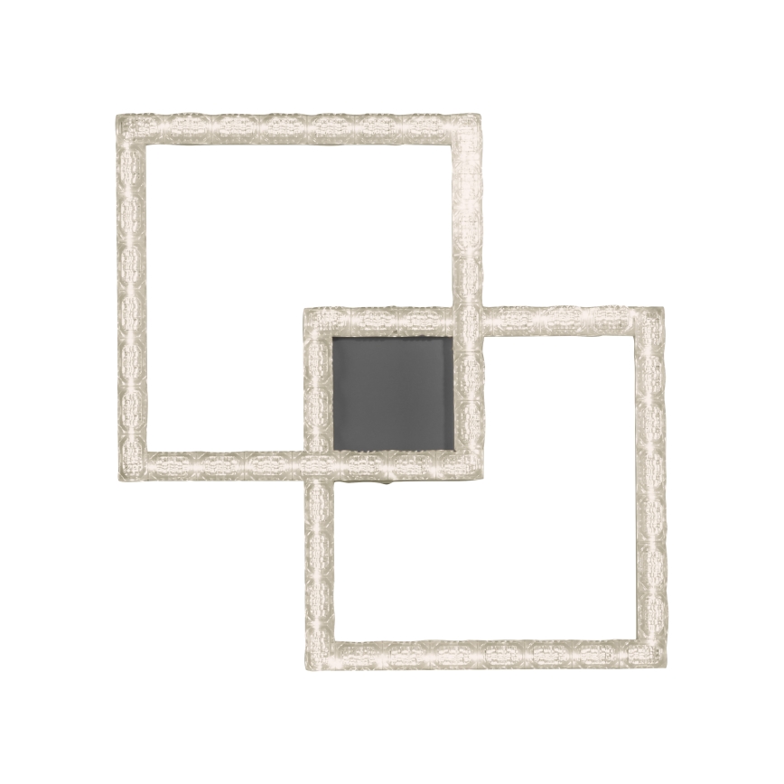JUST LIGHT. 14732-18 - LED-Deckenleuchte GLITRA LED/17,5W/230V 37,6x37,6 cm schwarz
