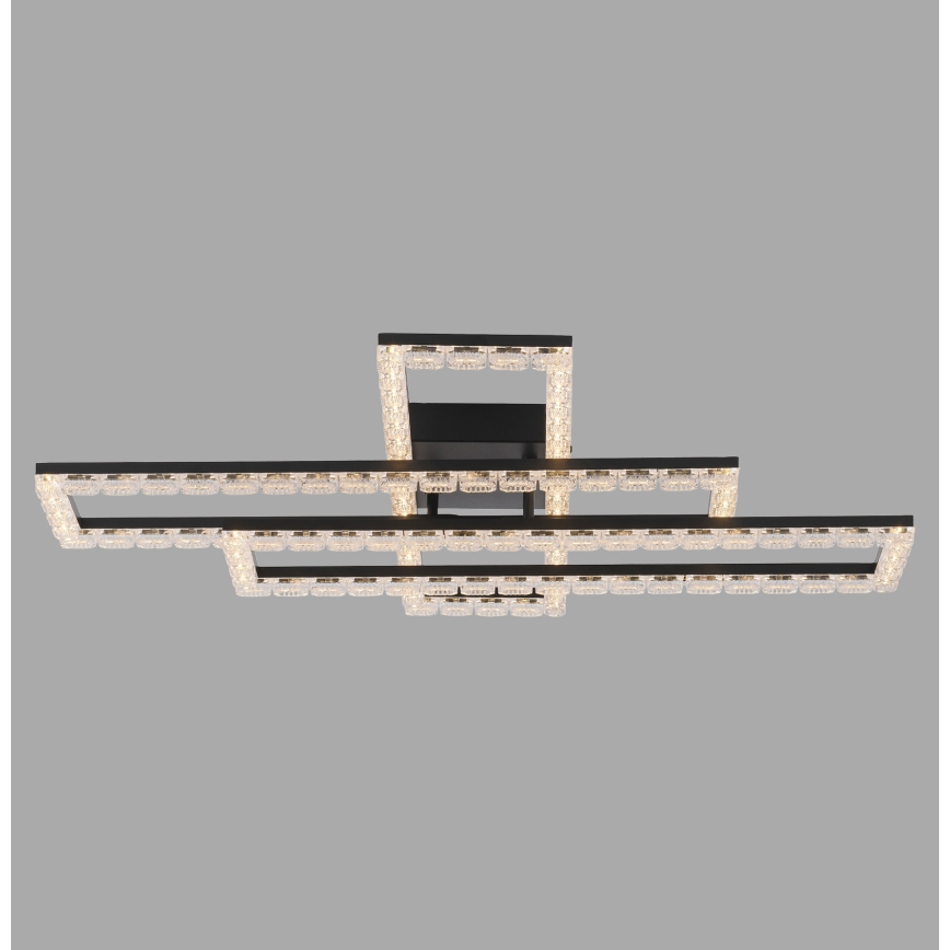 JUST LIGHT. 14733-18 - LED Deckenleuchte GLITRA LED/35W/230V 57x72 cm schwarz