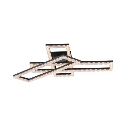 JUST LIGHT. 14733-18 - LED Deckenleuchte GLITRA LED/35W/230V 57x72 cm schwarz