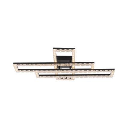JUST LIGHT. 14733-18 - LED Deckenleuchte GLITRA LED/35W/230V 57x72 cm schwarz