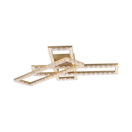 JUST LIGHT. 14733-60 - LED Deckenleuchte GLITRA LED/35W/230V 57,25x72,05 cm goldfarben