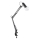 JUST LIGHT. 14773-18 - Tischleuchte mit Klemme TURN ME 1xE27/60W/230V schwarz