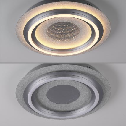 JUST LIGHT. 15089-21 - LED Deckenleuchte CICHIO LED/36W/230V Ø 40 cm mattchrom