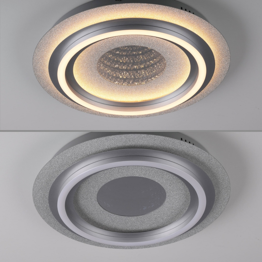 JUST LIGHT. 15089-21 - LED Deckenleuchte CICHIO LED/36W/230V Ø 40 cm mattchrom