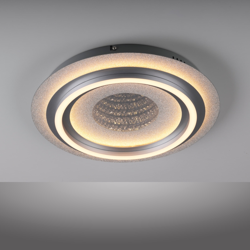 JUST LIGHT. 15089-21 - LED Deckenleuchte CICHIO LED/36W/230V Ø 40 cm mattchrom