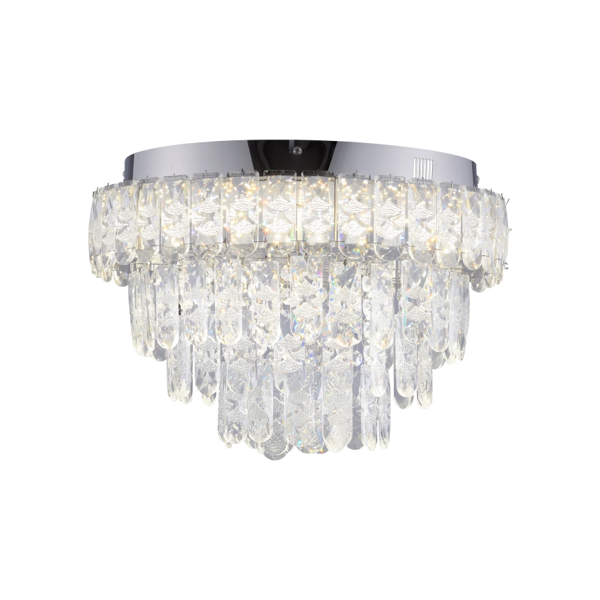 JUST LIGHT. 15092-17 - LED Deckenleuchte KULUNKA LED/33W/230V Ø 38 cm glänzender Chrom