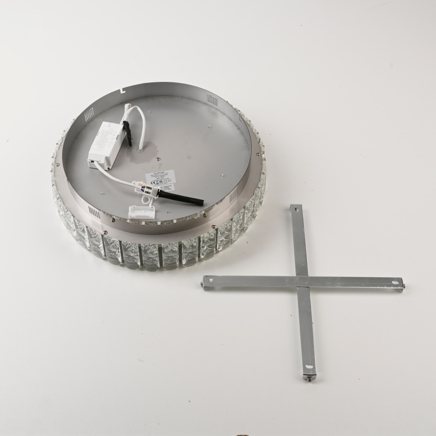 JUST LIGHT. 15092-17 - LED Deckenleuchte KULUNKA LED/33W/230V Ø 38 cm glänzender Chrom