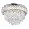 JUST LIGHT. 15092-17 - LED Deckenleuchte KULUNKA LED/33W/230V Ø 38 cm glänzender Chrom