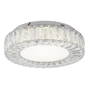 JUST LIGHT. 15221-17 - LED Deckenleuchte KULUNKA LED/32W/230V Ø 37 cm glänzender Chrom