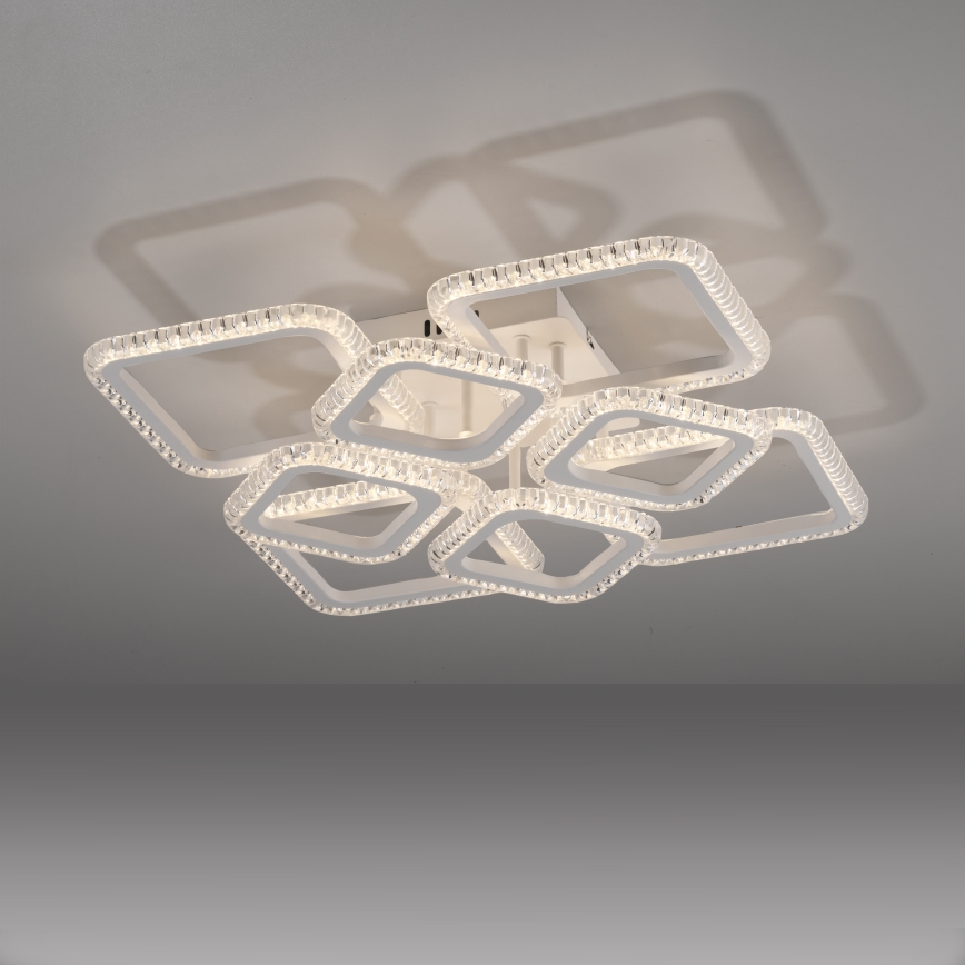 JUST LIGHT. 15269-16 - LED Deckenleuchte CRYSTALLO LED/43,5W/230V 49x49 cm weiß