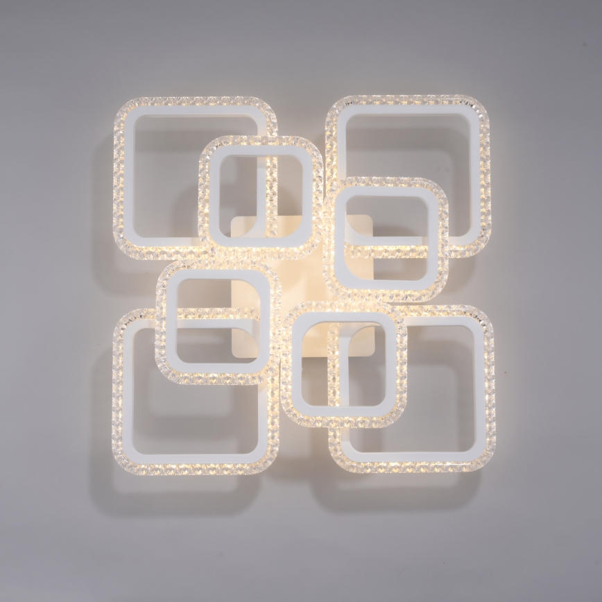JUST LIGHT. 15269-16 - LED Deckenleuchte CRYSTALLO LED/43,5W/230V 49x49 cm weiß