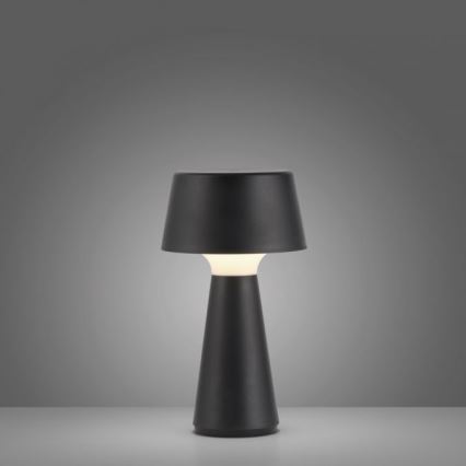 JUST LIGHT. 19260-18 - Dimmbare LED-Außenleuchte mit Touch-Funktion ABERA LED/3W/3,7V 2000 mAh USB IP54 schwarz