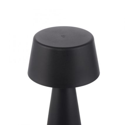 JUST LIGHT. 19260-18 - LED dimmbare Touch-Außenleuchte ABERA LED/3W/3,7V 2000 mAh USB IP54 schwarz