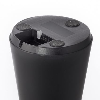 JUST LIGHT. 19260-18 - LED dimmbare Touch-Außenleuchte ABERA LED/3W/3,7V 2000 mAh USB IP54 schwarz