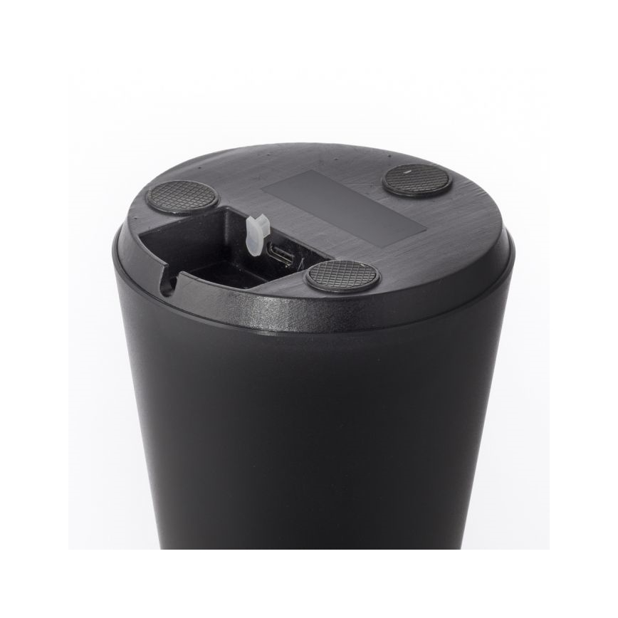 JUST LIGHT. 19260-18 - LED dimmbare Touch-Außenleuchte ABERA LED/3W/3,7V 2000 mAh USB IP54 schwarz